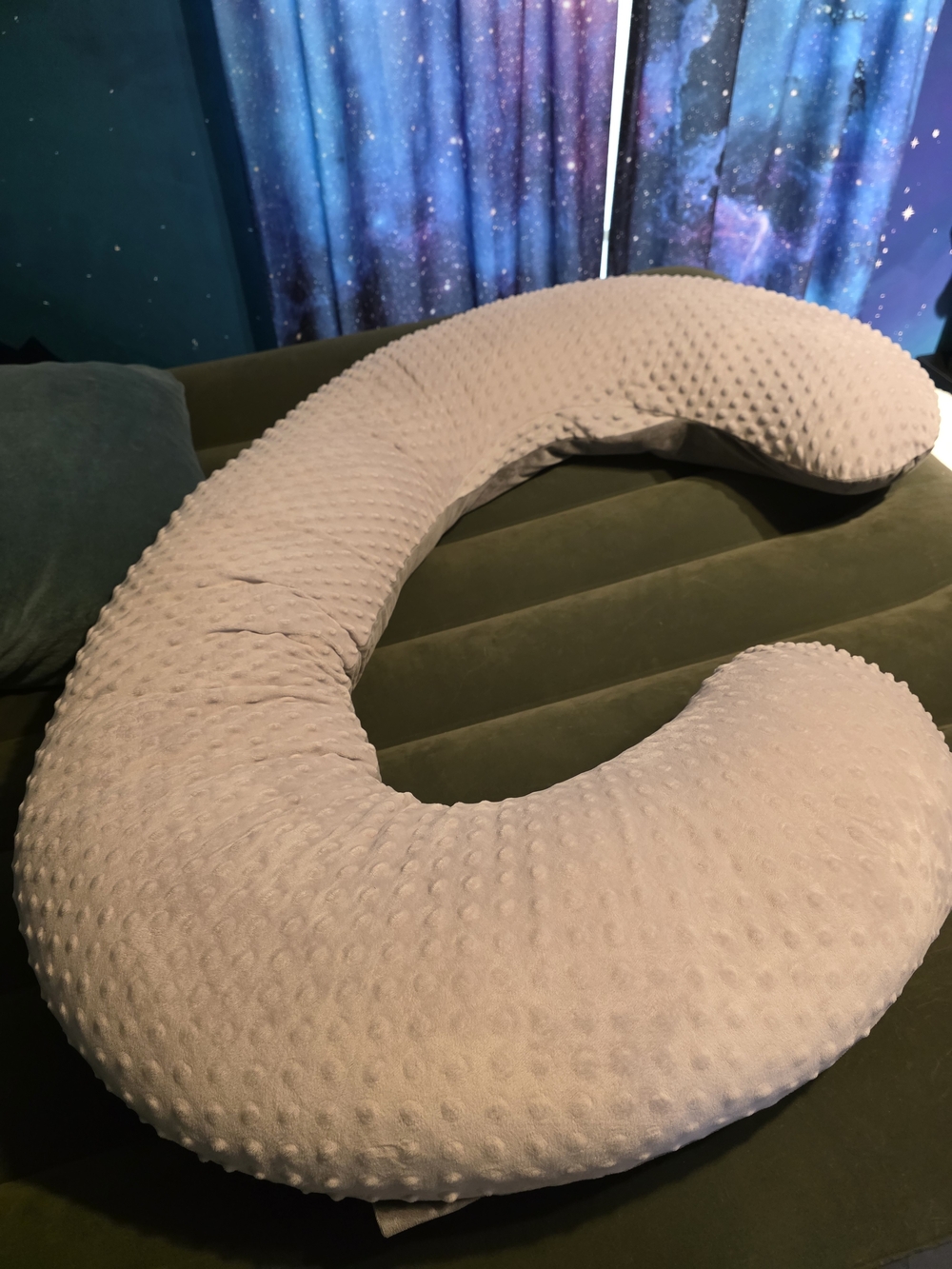 Plush C-Shaped Pregnacy Pillow